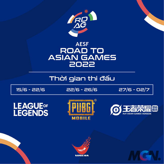 Công bố bảng đấu các bộ môn tại ROAD TO ASIAN GAMES 2022 (RDAG 2022)_2