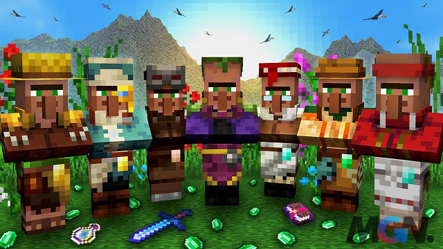 Dân làng là Mob quen thuộc của Minecraft, họ sinh sống tại các Ngôi Làng