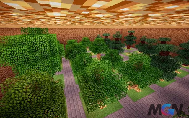 Về cơ bản, có thể trồng cây dưới lòng đất trong Minecraft