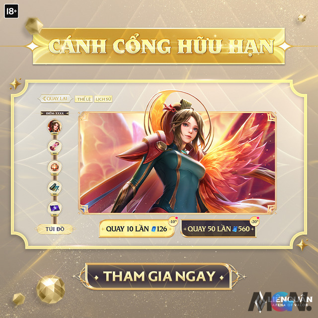 Garena tung sự kiện Cánh Cổng Hữu Hạn - Người chơi được mua skin 'lmited' trước thời gian trở lại