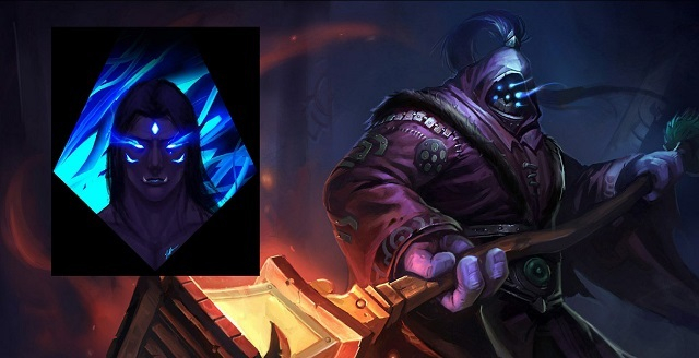 What does the 'real' face of the lantern god Jax look like