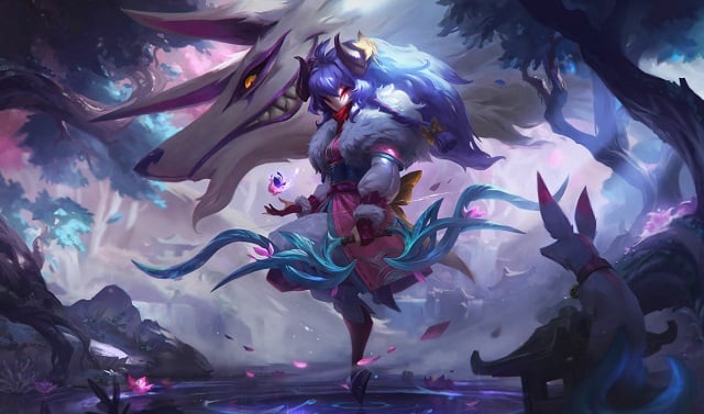 What will League of Legends Naafiri look like in the Continent's Spirit Flower outfit_7