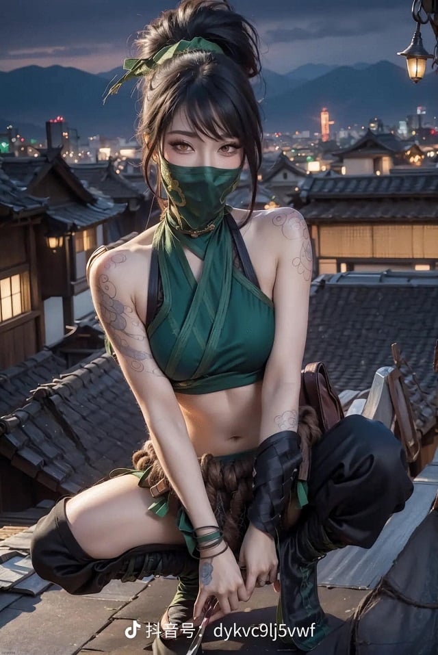 Immerse yourself in the beauty of the most attractive female ninja in League of Legends – Akali_8
