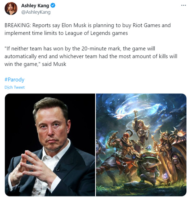 Elon Musk chuẩn bị mua lại Riot Games: Thay đổi luôn cả gameplay LMHT? 2