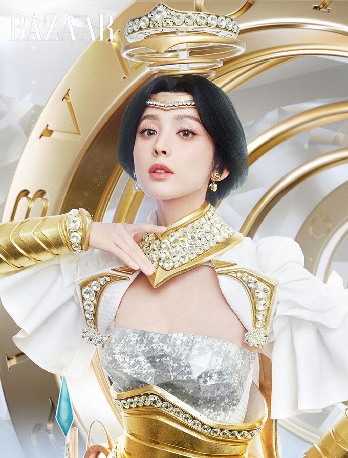 'Mỹ nhân Tân Cương' cosplay Mị Nguyệt trong Vương Giả Vinh Diệu với áo giáp tiền tỷ bằng kim cương 3