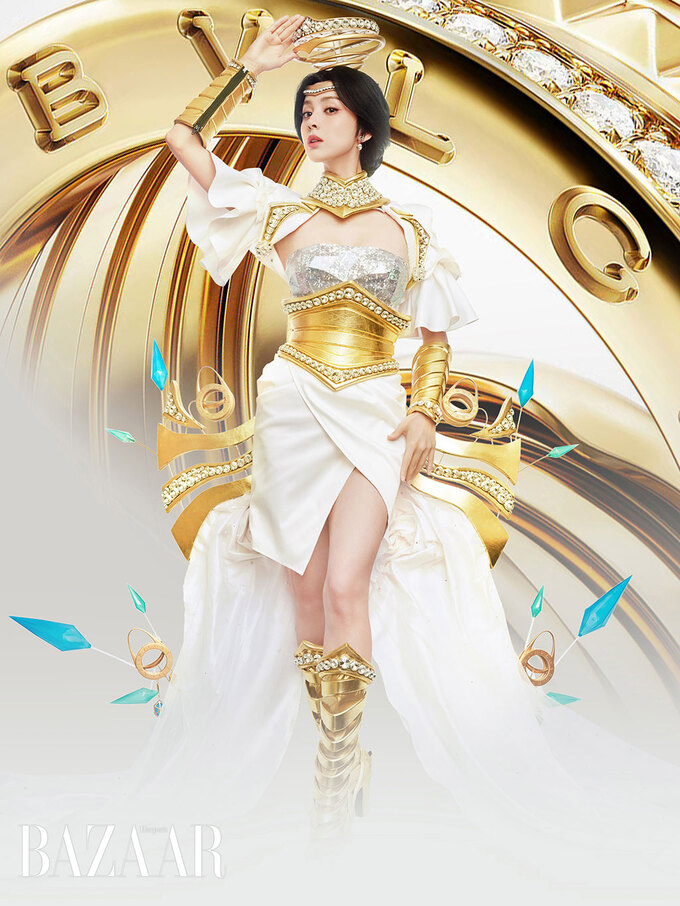 'Mỹ nhân Tân Cương' cosplay Mị Nguyệt trong Vương Giả Vinh Diệu với áo giáp tiền tỷ bằng kim cương 5