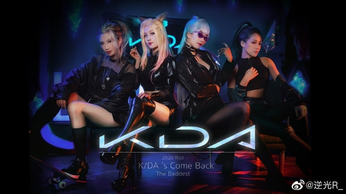 nhóm nhạc KDA  được cosplay6