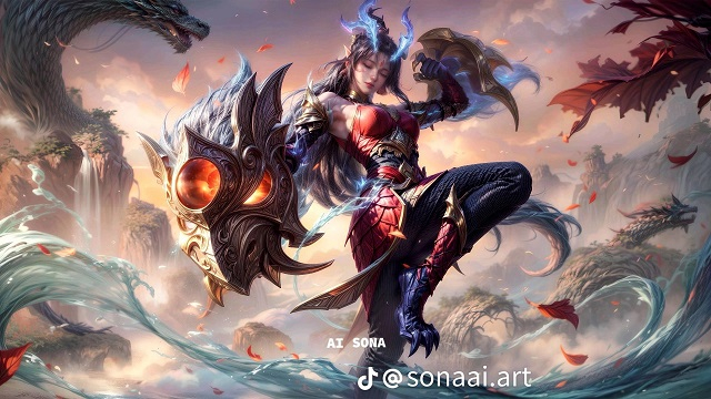 League of Legends AI replaces Riot to 'wash alum' for the Tien Hiep skin series, the gaming community is 'deadly'_3