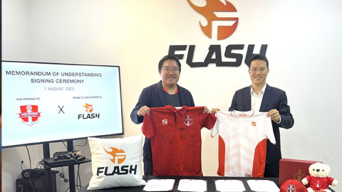 Team Flash hợp tác với Hải Phòng FC để cùng phát triển