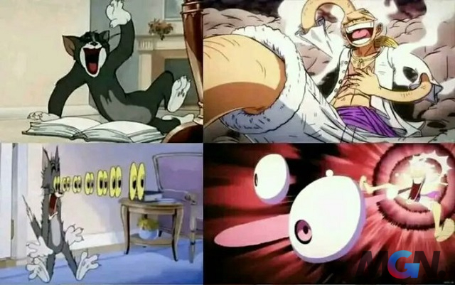 One Piece Những điểm liên quan không ngờ tới giữa Luffy Gear 5 và Tom&Jerry