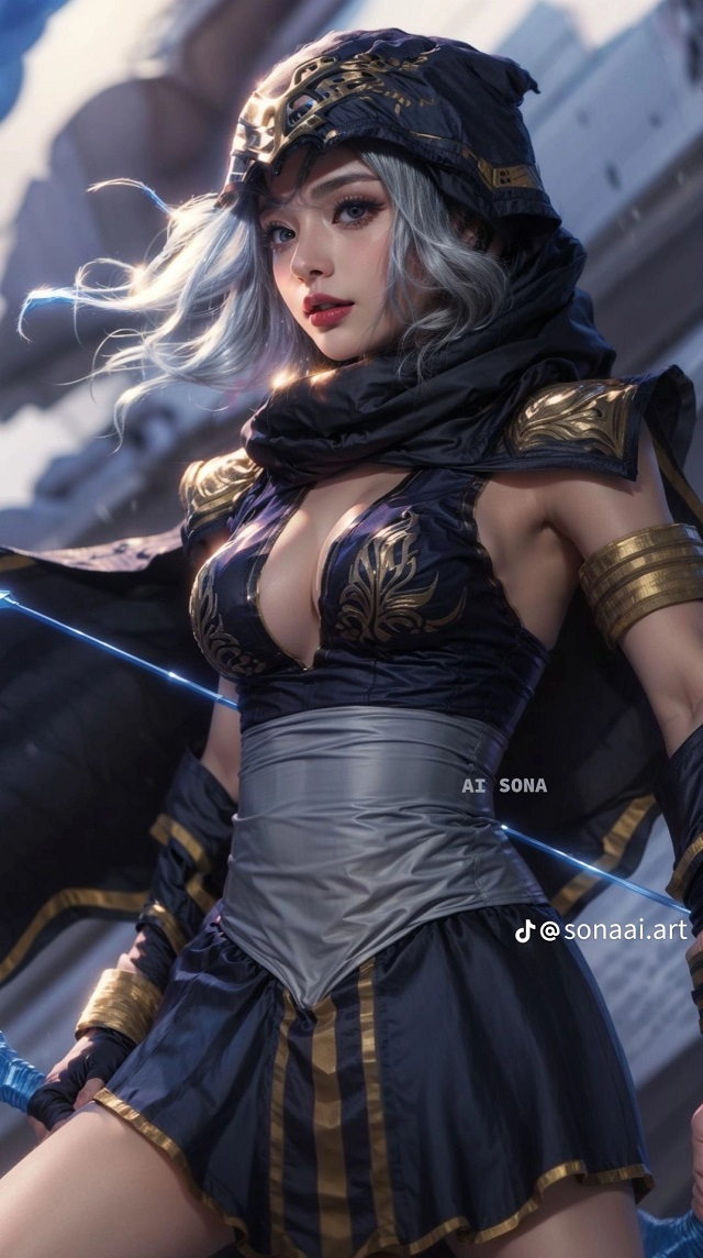 League of Legends Ice Queen Ashe gets a powerful AI 'buff' on her beauty_4