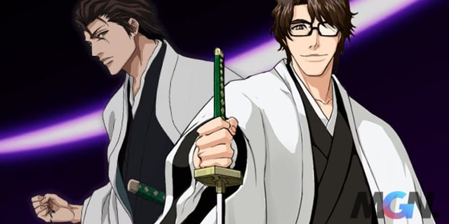 Thanks to his familiar glasses, Aizen looks like a very friendly reaper to the new recruits and other members of Soul Society - 2