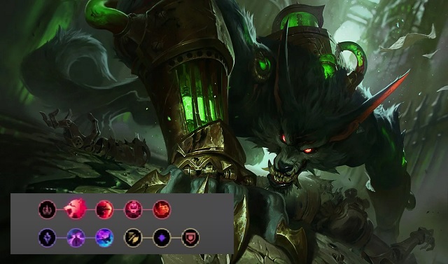 League of Legends Gameplay Warwick Support ascends the throne - the lord of all types