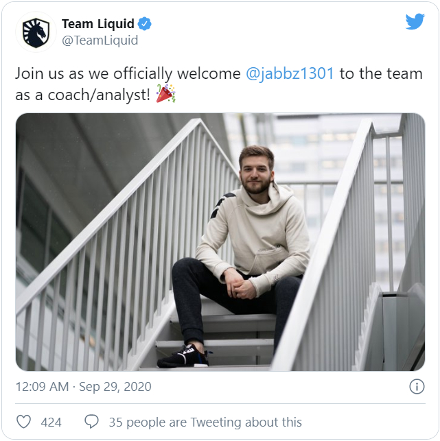 Team Liquid adds Jabb