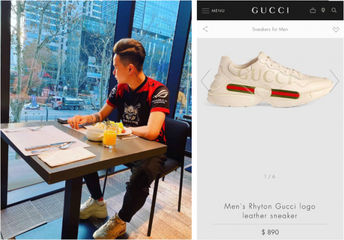 Đôi Gucci với giá 20,6 triệu đồng