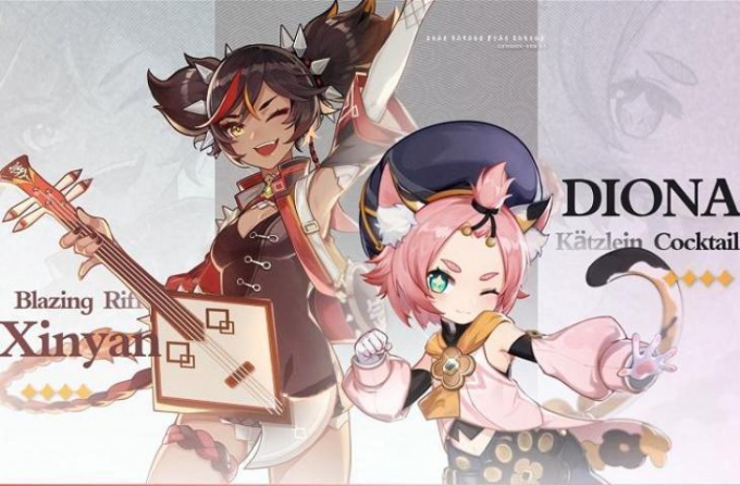 Xiayan và Diona cũng sẽ góp mặt trong banner mới bên cạnh Zhongli và Childe