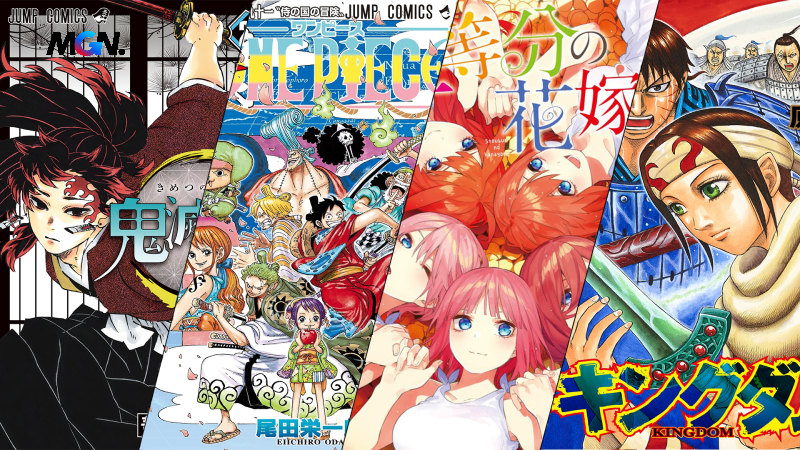 Top 10 bộ manga bán chạy nhất thế giới tính từ năm 2008 đến nay