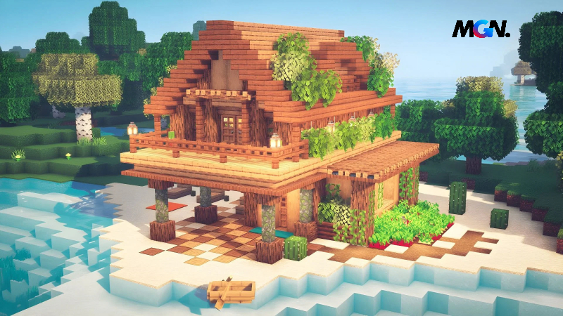 Minecraft: Top 4 Mẫu Thiết Kế Nhà Cạnh Bãi Biển Ấn Tượng Nhất