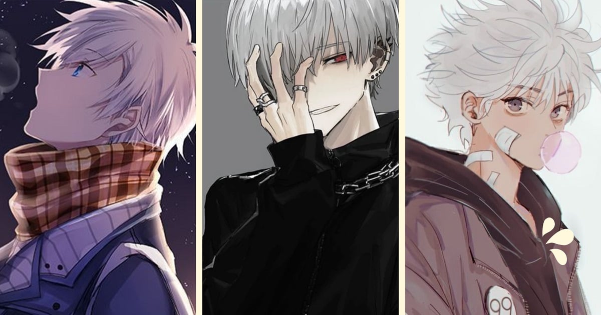 Top 10 nhân vật anime nam tóc trắng điển trai