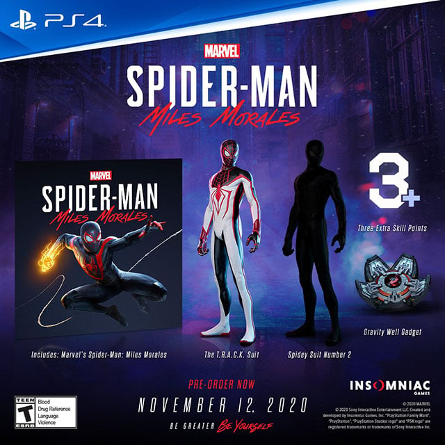 Bản pre-order của Marvel's Spider-Man Miles Morales dành cho PS4 đã lên kệ
