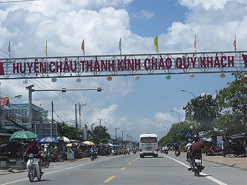 Ổ dịch mới phát sinh tại huyện Châu Thành - Tiền Giang. Ảnh kinhtechungkhoan