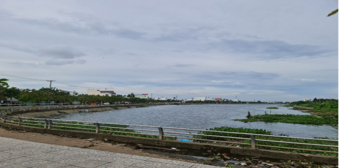Khu vực hồ Bún Xáng thuộc P. An Khánh, Q. Ninh Kiều, TP. Cần Thơ - nơi thường ngập nước khi triều cường lên mỗi năm. Ảnh: Lê Nguyên