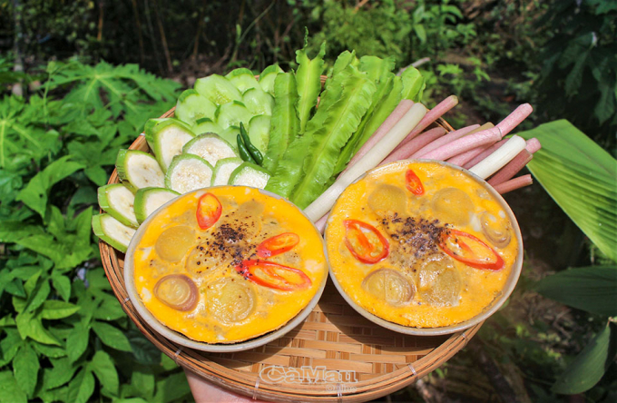 Món mắm chưng đậm đà hương vị quê hương.