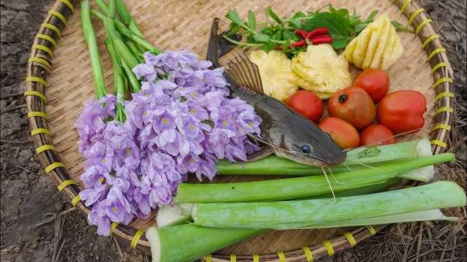 Bông và đọt lục bình trở thành điểm đặc trưng trong bữa cơm của người miền Tây với đủ kiểu chế biến từ đơn giản đến phức tạp.