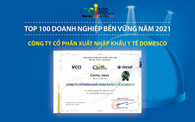 Đây là lần thứ 4 Công ty Cổ phần Xuất nhập khẩu y tế Domesco nhận danh hiệu này. Ảnh Cổng TTĐT Đồng Tháp.