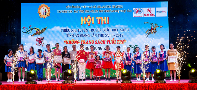 Hội thi thiếu nhi tuyên truyền giới thiệu sách tỉnh năm 2019. Ảnh minh họa/Nguồn: Thanh Hùng.