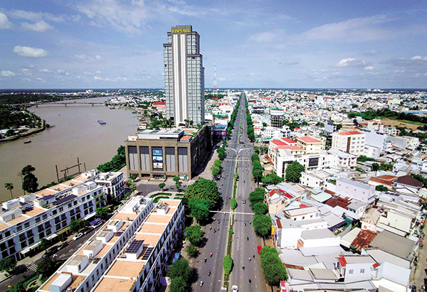 Một góc thành phố Cần Thơ nhìn từ trên cao. Ảnh minh họa: baocantho.com.vn