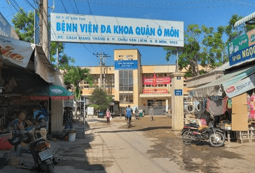 Bệnh viện đa khoa quận Ô Môn. Ảnh: Trung Phạm.