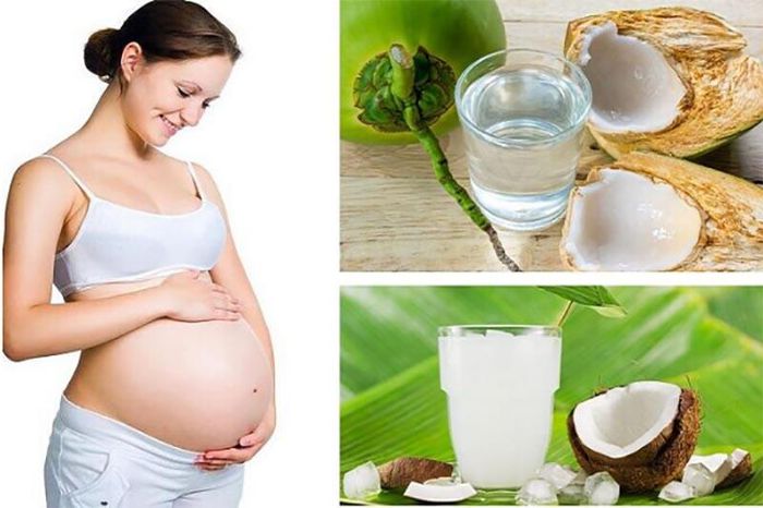Nước dừa tươi tốt cho phụ nữ mang thai (Ảnh:st)