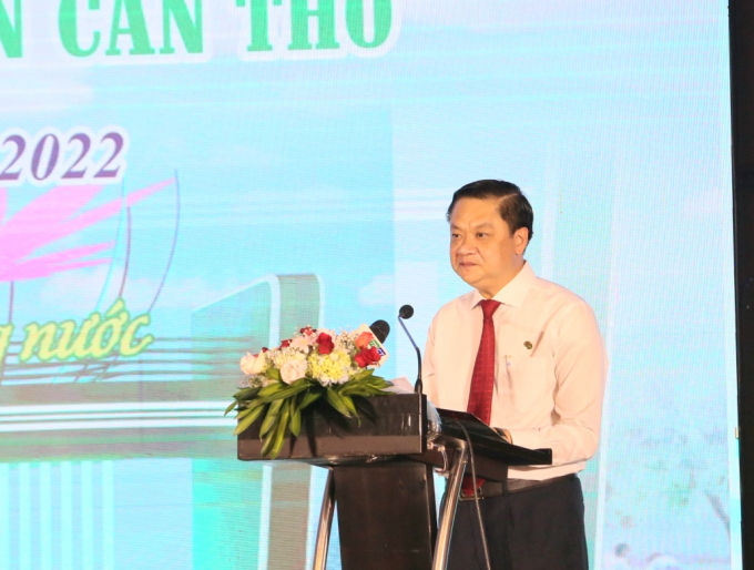 Ông Dương Tấn Hiển – Phó Chủ tịch Thường trực UBND TP. Cần Thơ phát biểu tại lễ khai mạc.