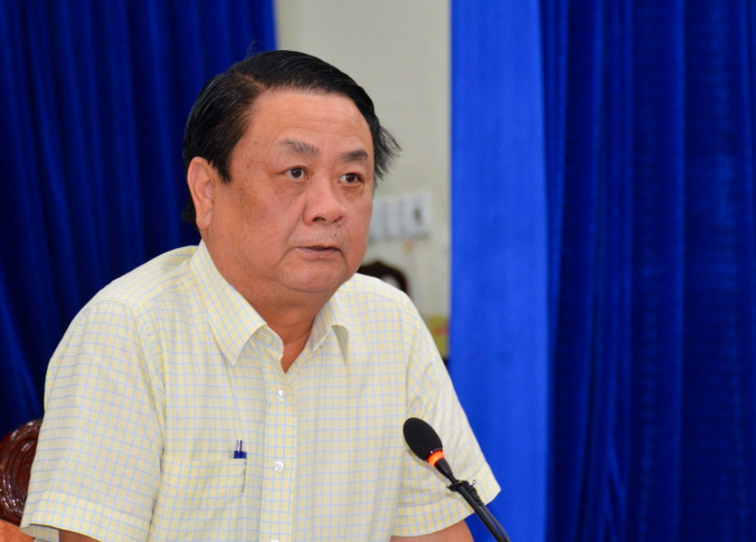 Bộ Trưởng Bộ NN&PTNT Lê Minh Hoan phát biểu tại buổi họp mặt. Ảnh: Tạp chí Thời đại.