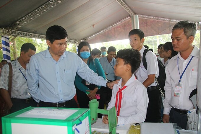 Cuộc thi Sáng tạo Thanh, Thiếu niên, Nhi đồng tỉnh Đồng Tháp mỗi năm được tổ chức một lần. Ảnh dongthapgov.