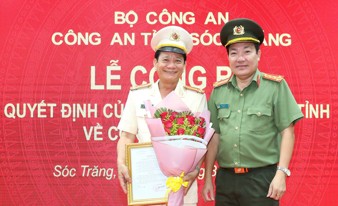 Thượng tá Phạm Quốc Khái, tân Trưởng phòng Cảnh sát Giao thông Công an tỉnh Sóc Trăng.