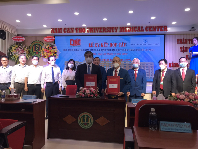 Lễ ký kết hợp tác giữa Bệnh viện Đại học Nam Cần Thơ, Trường Đại học Nam Cần Thơ và Bệnh viện Đại học Y dược TP. Hồ Chí Minh