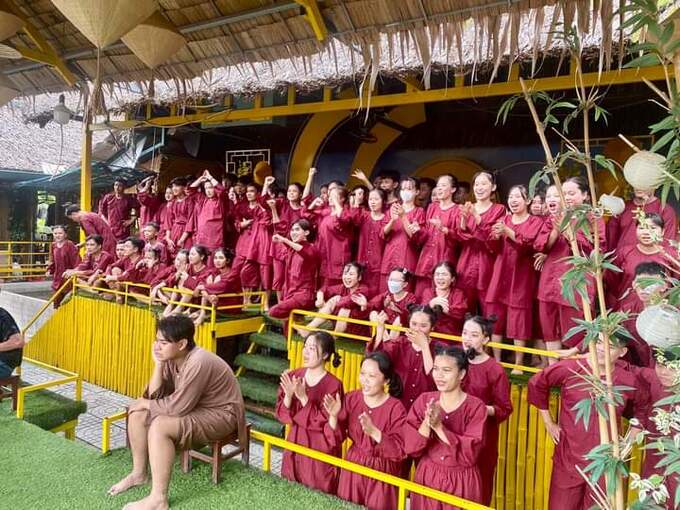 Làng du lịch sinh thái Ông Đề luôn có nhiều hoạt động giải trí thu hút du khách.