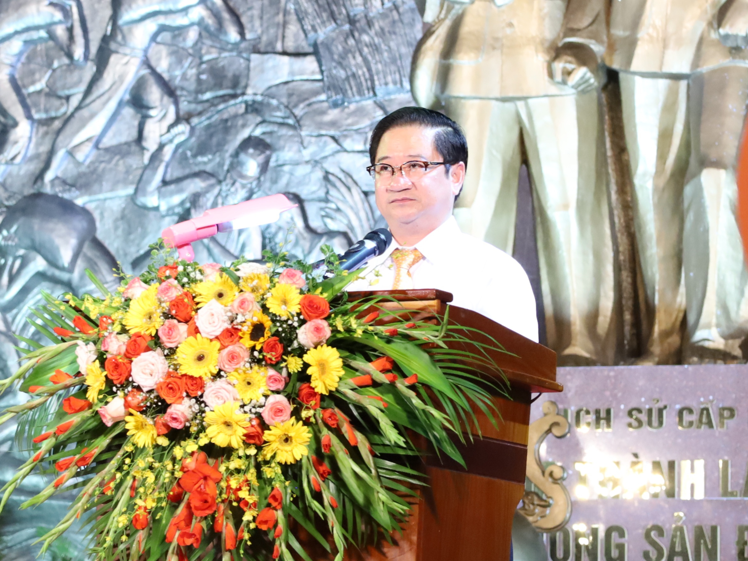 Ông Trần Việt Trường – Phó Bí thư Thành ủy, Chủ tịch UBND TP. Cần Thơ phát biểu tại buổi lễ.