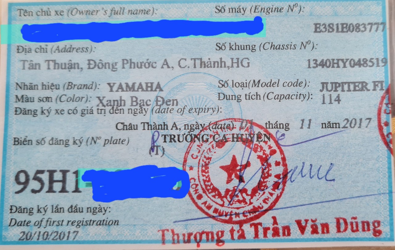 Công an cấp xã tại một số địa phương đạt tiêu chí đăng ký, quản lý xe máy, mô tô. Từ 21-5, tại các địa phương đáp ứng đủ điều kiện.