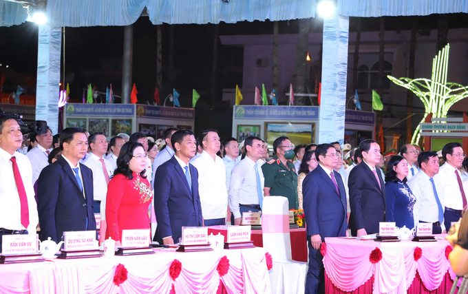 Thủ tướng Chính phủ Phạm Minh Chính và các đại biểu dự lễ.