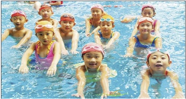 Học bơi là một trong những biện pháp phòng chống đuối nước cần thiết. Ảnh GVP