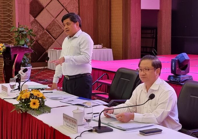 Thứ trưởng Bộ NN&PTNT Trần Thanh Nam phát biểu tại hội nghị