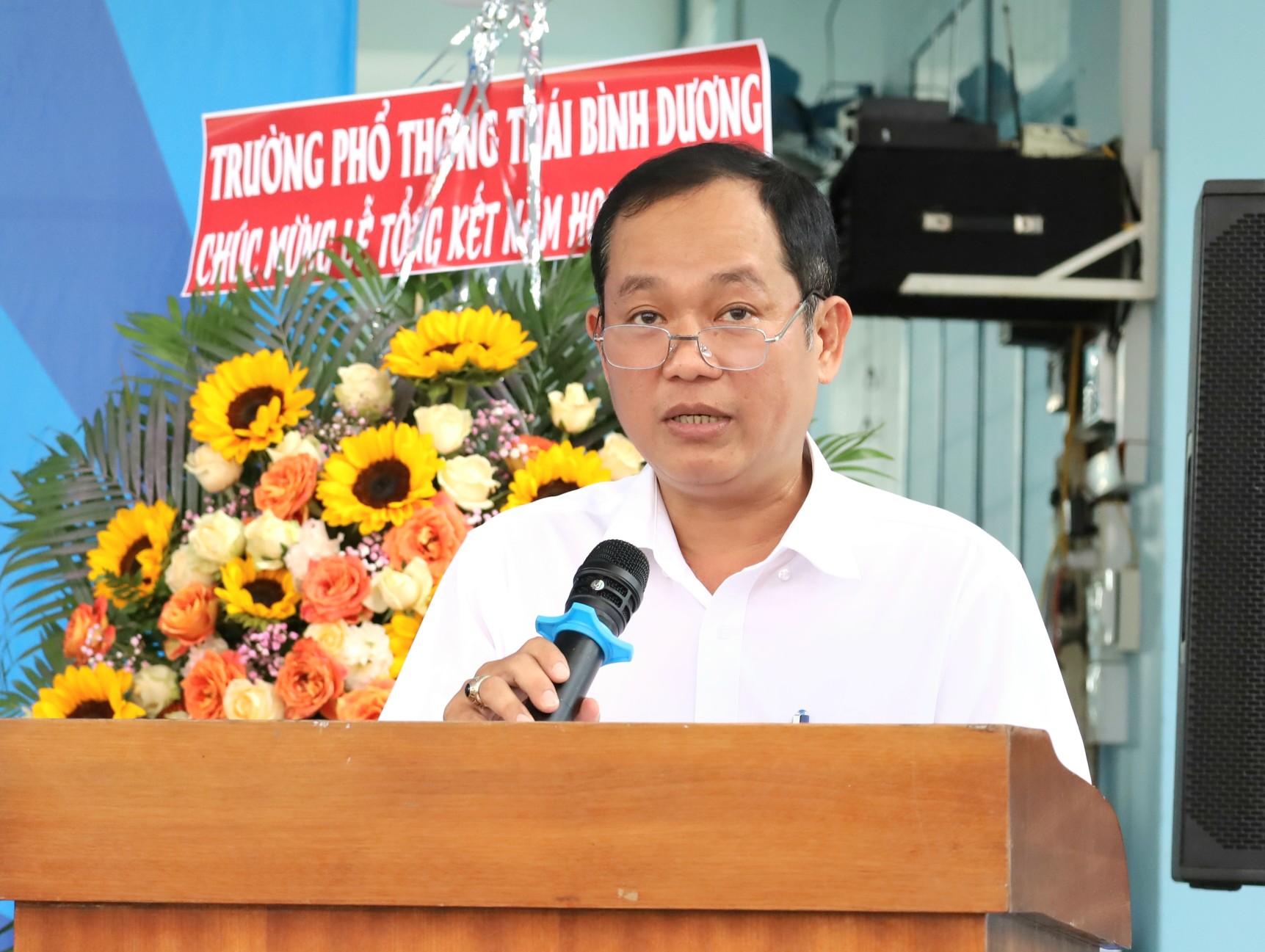 Ông Trương Công Quốc Việt - Phó Giám đốc Sở Văn hóa, Thể thao và Du lịch TP. Cần Thơ phát biểu tại buổi lễ.