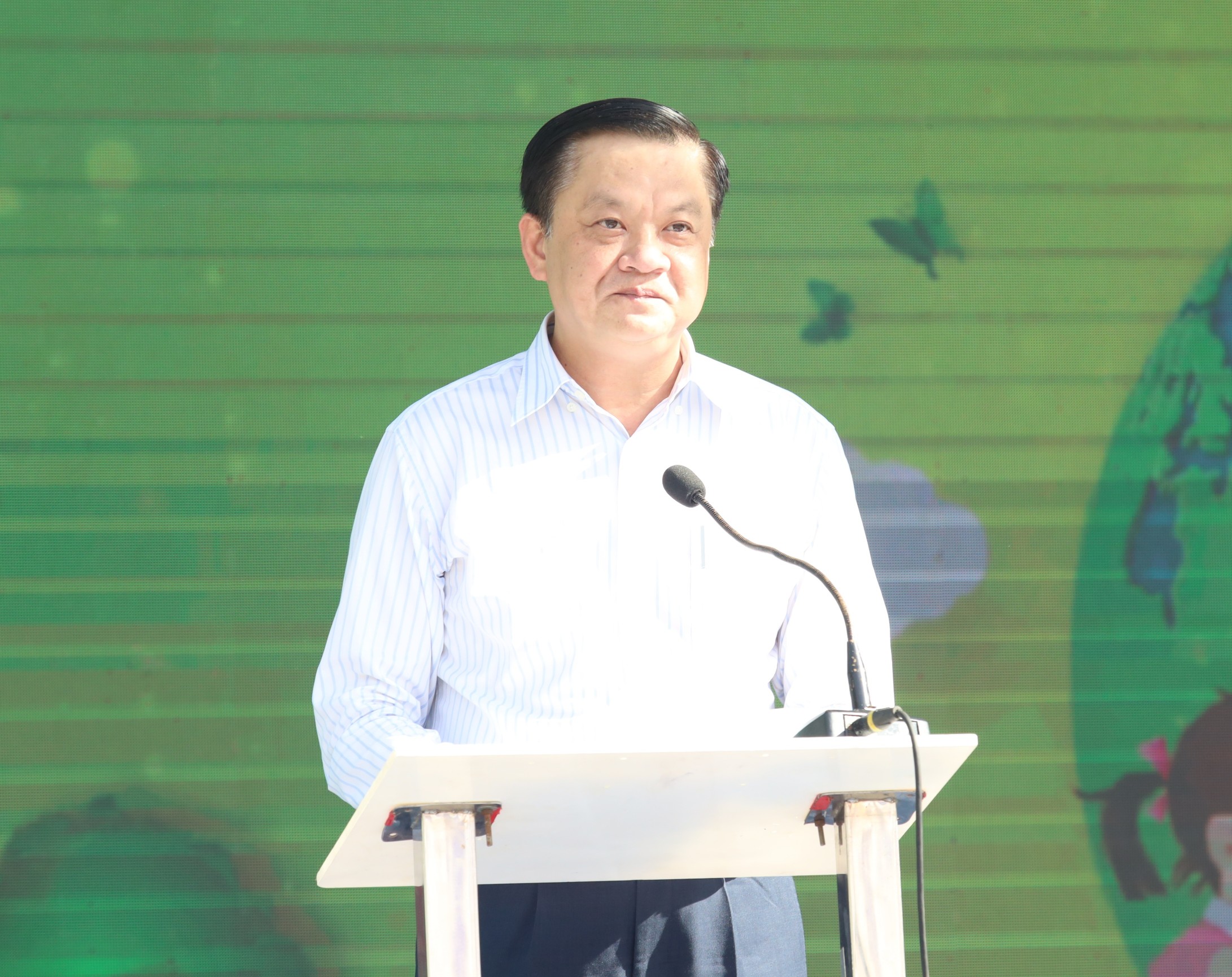 Ông Dương Tấn Hiển – UVBTV, Phó Chủ tịch thường trực UBND TP. Cần Thơ phát biểu khai mạc ngày hội.