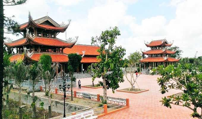 Một góc Thiền viện Trúc Lâm phương Nam - Phong Điền.