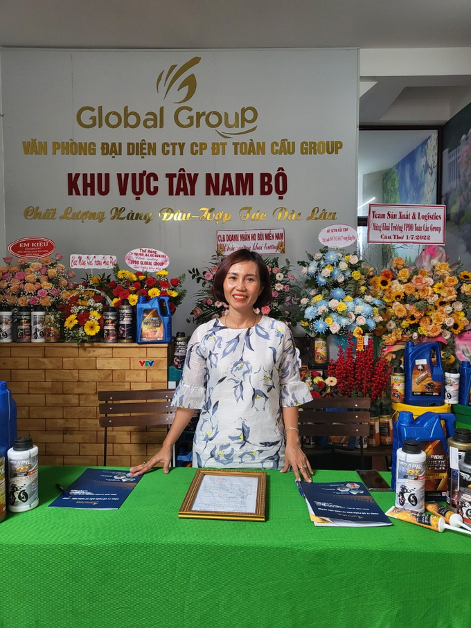 Bà Bùi Thị Cẩm Nhung, Tổng giám đốc Cty Cổ phần Đầu Tư Toàn Cầu Group.