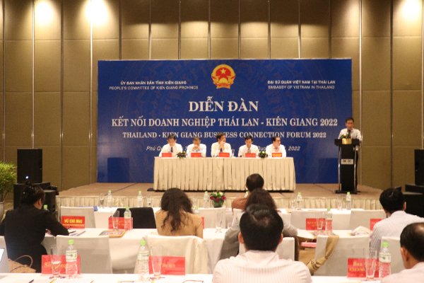 Diễn đàn kết nối doanh nghiệp Thái Lan – Kiên Giang năm 2022.