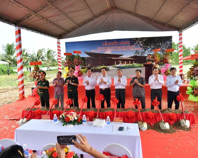 Khởi công xây dựng Khu di tích truyền thống lực lượng vũ trang tỉnh Kiên Giang.